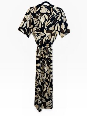 Tabitha Brown for Target Leaf Print Jumpsuit Size XL